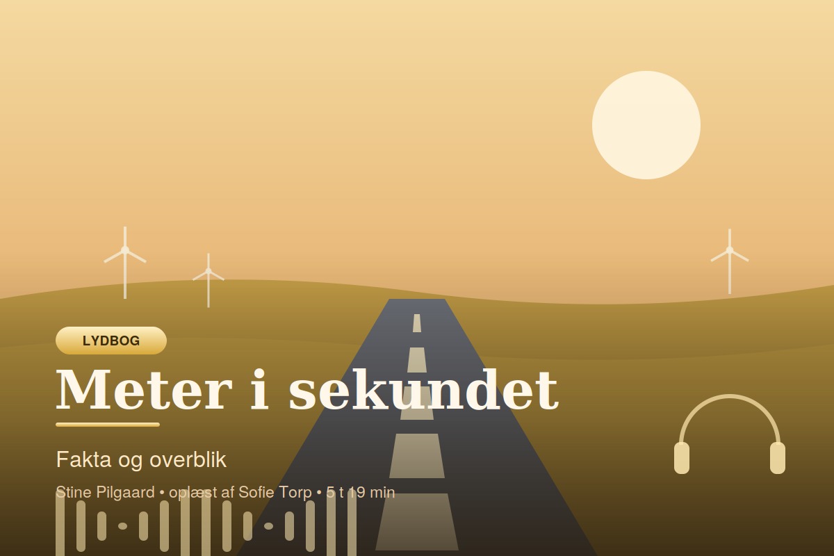 Meter i sekundet som lydbog - fakta og overblik